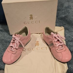 Gucci Kids Pink Dress Shoes
